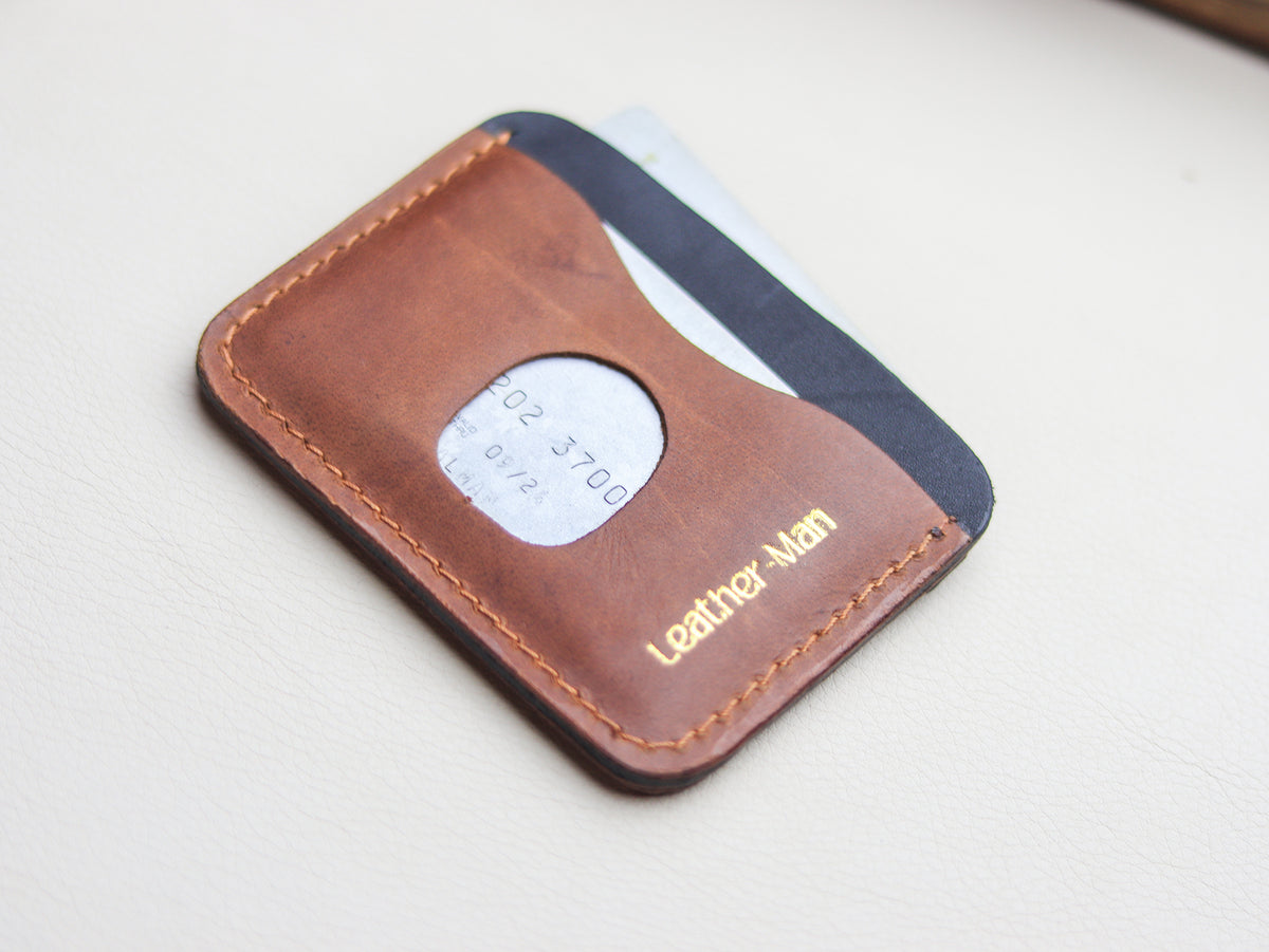 MINIMAL - COGNAC BROWN VEG PULL UP LEATHER