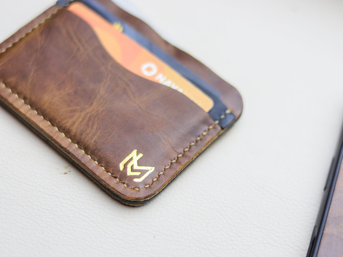 MINIMAL - RUSSET BROWN VEG WAX PULL UP LEATHER