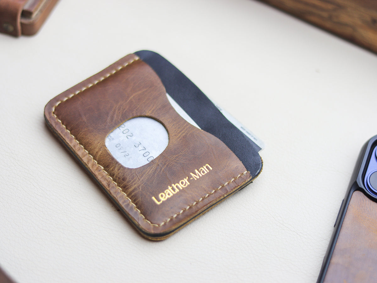 MINIMAL - RUSSET BROWN VEG WAX PULL UP LEATHER