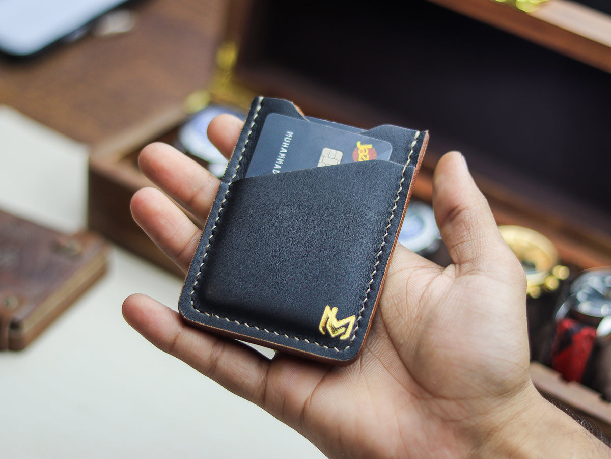 ARCHER - HORWEEN BLACK VEG TAN LEATHER