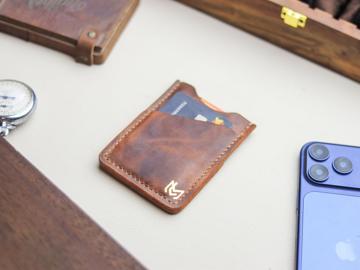 ARCHER - OLMO BROWN VEG WAX PULL UP LEATHER