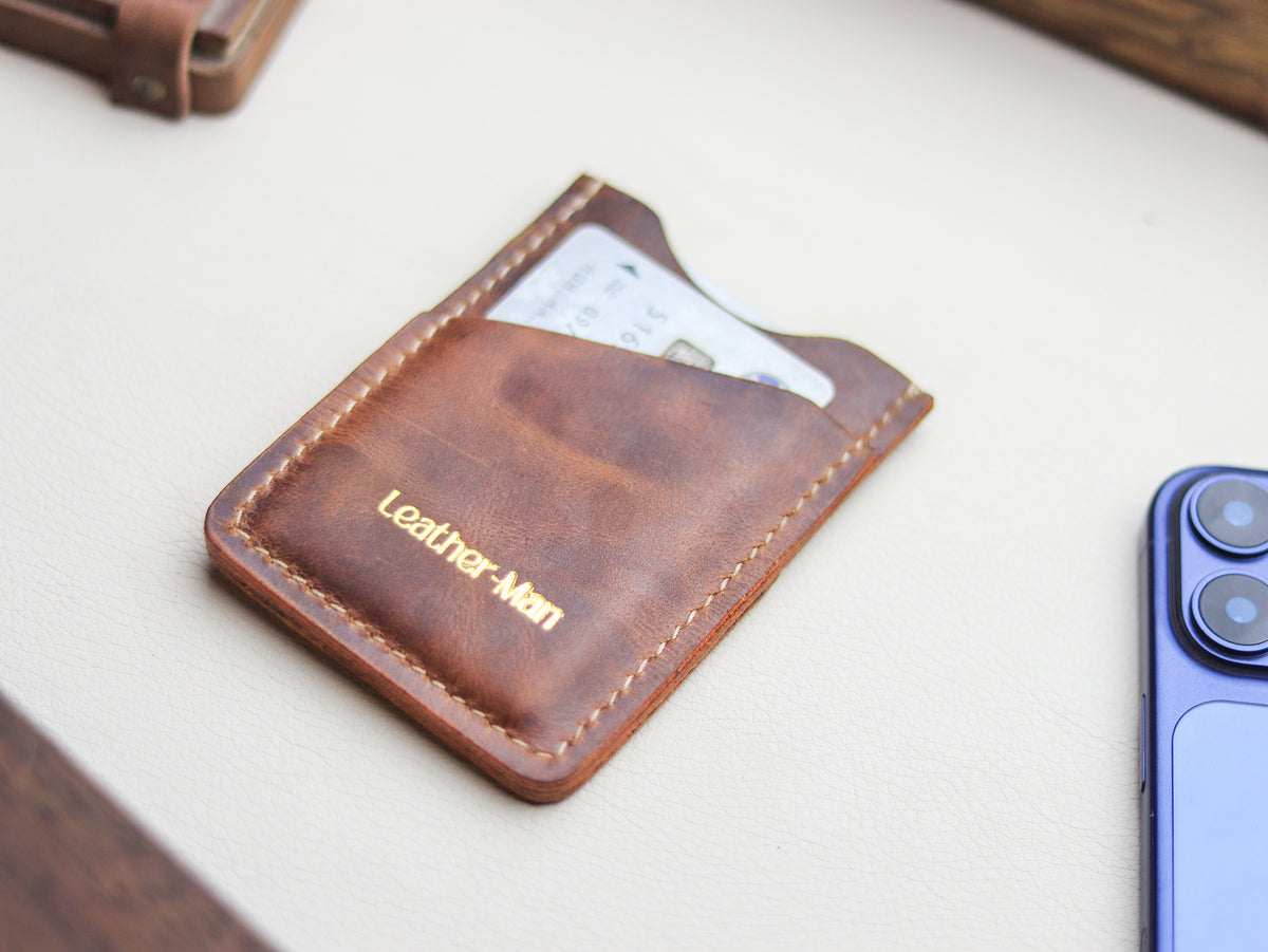 ARCHER - OLMO BROWN VEG WAX PULL UP LEATHER
