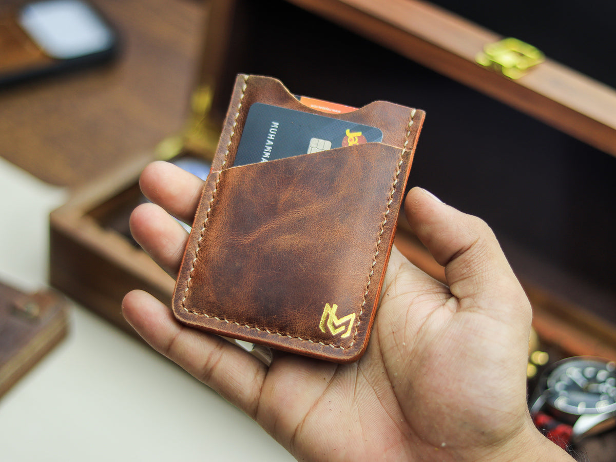 ARCHER - OLMO BROWN VEG WAX PULL UP LEATHER