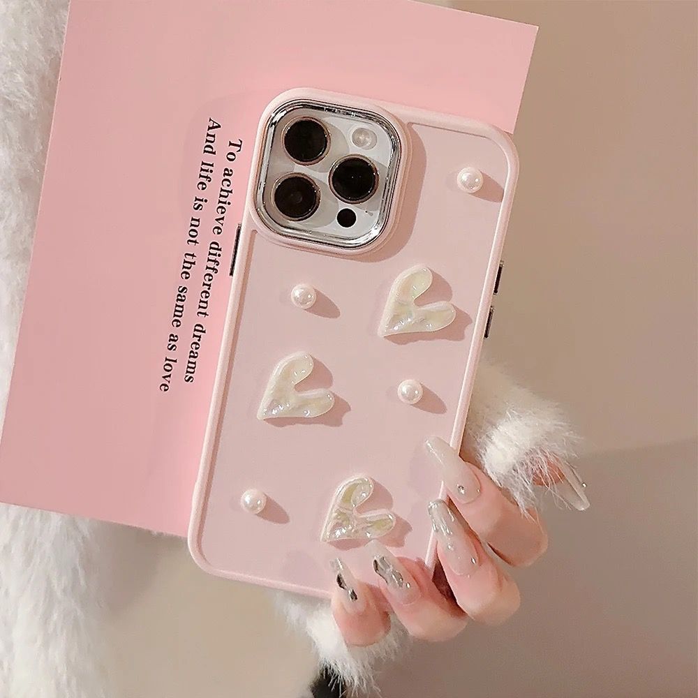 Pink Little Heart Phone Case-GRIP GADGETS