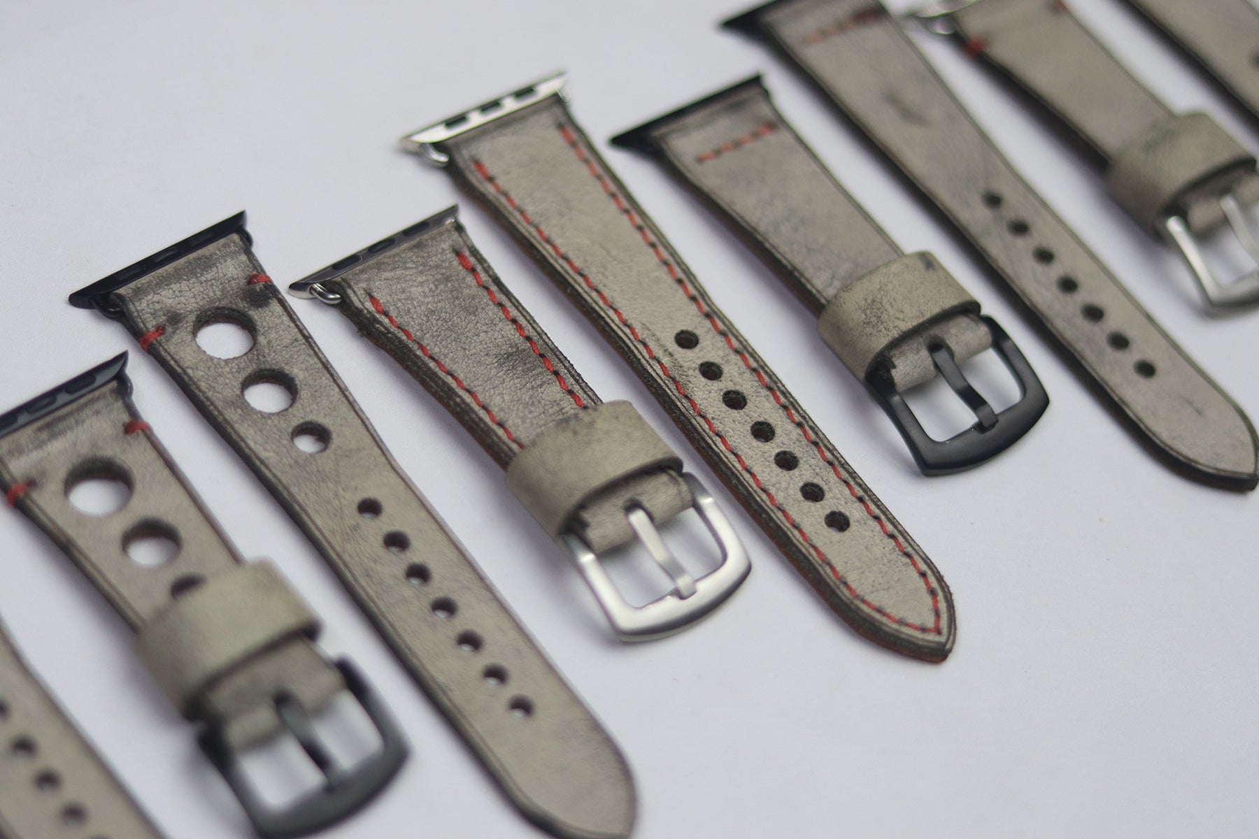 HARBOR GREY HAND-CRAFTED APPLE WATCH STRAPS