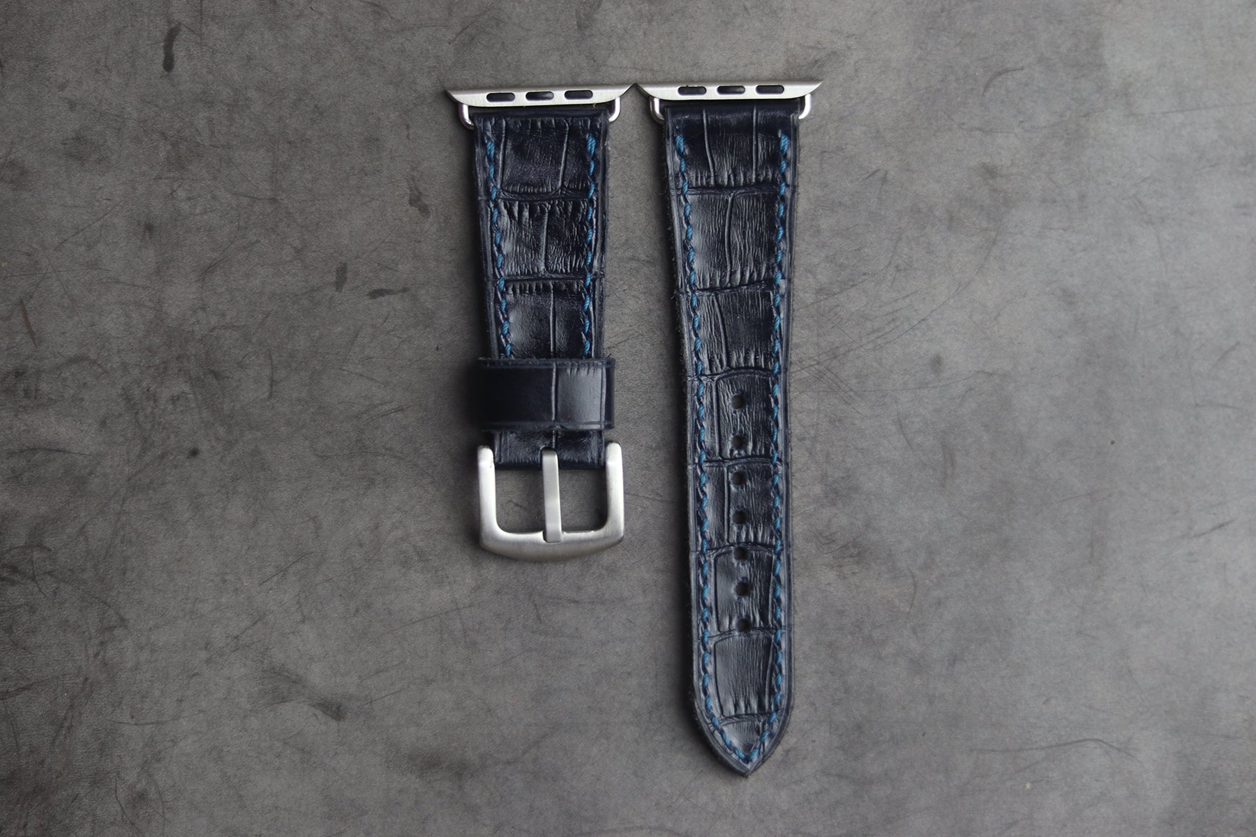 BLUE CROCO HAND-CRAFTED APPLE WATCH STRAPS