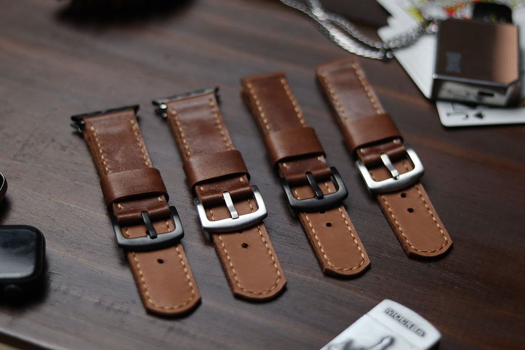 Buy Apple Watch Strap - Leather Watch Band Online in Pakistan – Jeld Craft