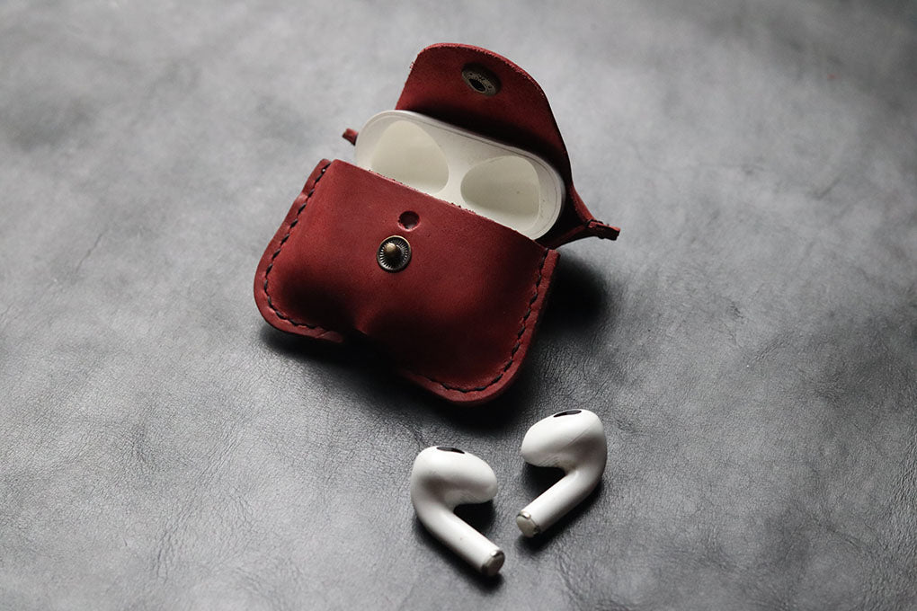 PRISMATIC RED AIRPODS CASE (FULL BODY PROTECTION)