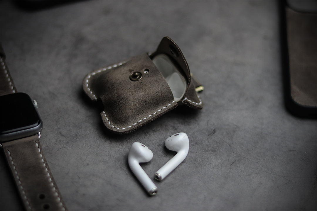CHARCOAL GREY AIRPODS CASE (FULL BODY PROTECTION)