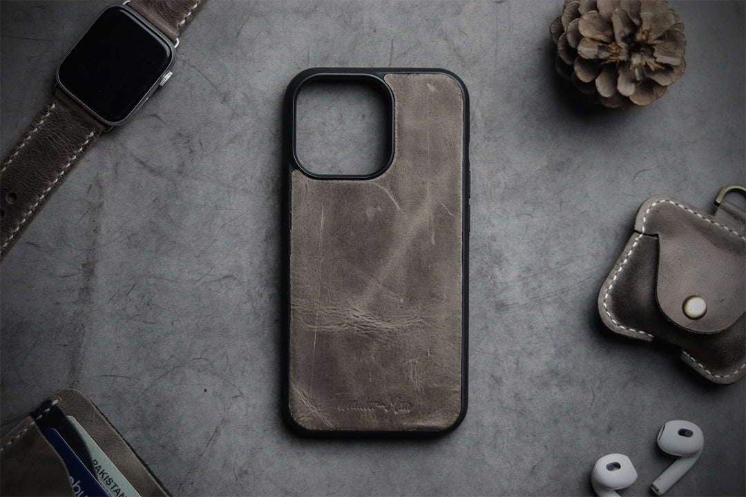 CHARCOAL GREY SIMPLE PHONE CASE